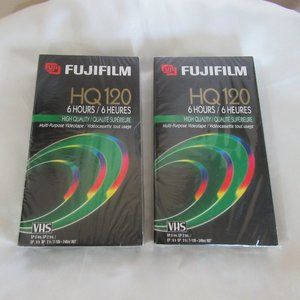 2 New Vhs tapes brand new